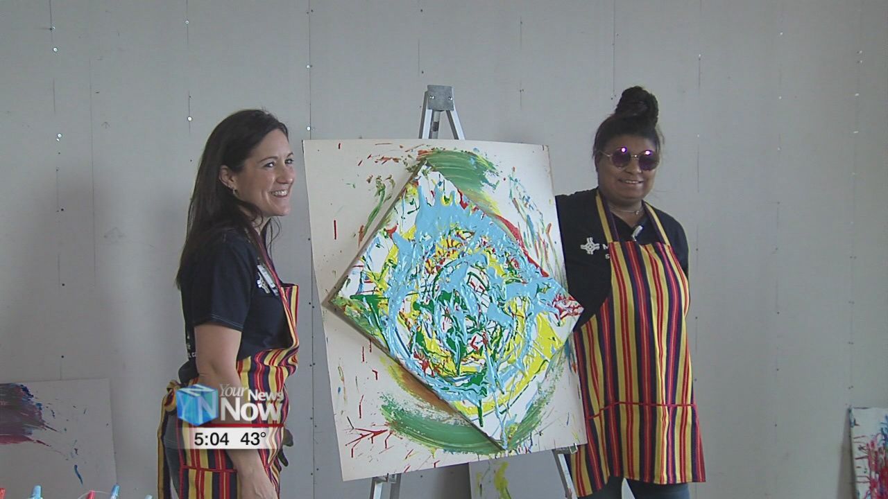 Mercy Health-St. Rita's 'goes blue' with art event